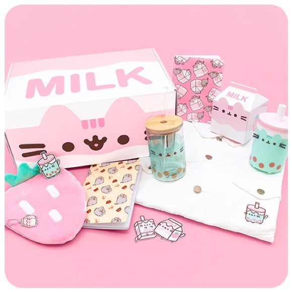 Pusheen Jackets & Blazers - FACTORY SEALED BRAND NEW Kawaii Spring 2023 Pusheen Box Strawberry Milk Sips